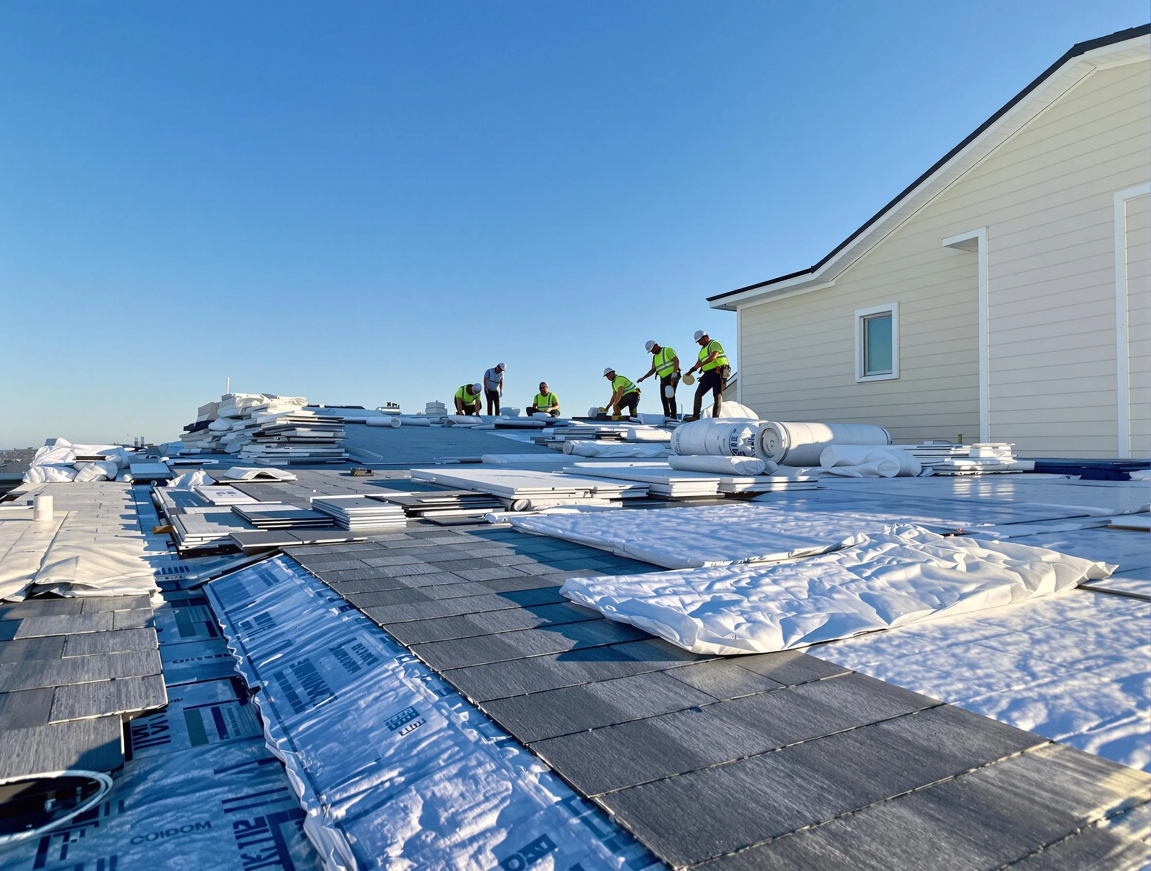Finished roof installation project by Tallmadge Roofing Company in Tallmadge, OH